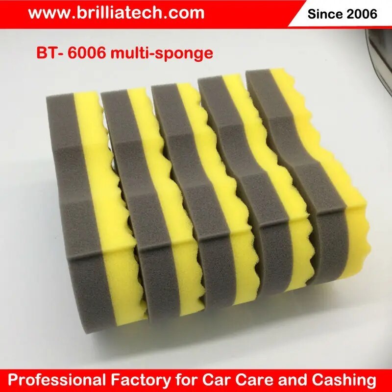 Marflo Auto Care 4 Pieces Car Wash Sponges Block for Car Washer Windown Cleaning