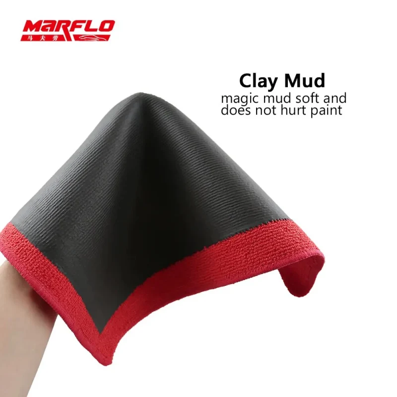 Marflo Car Paint Care Magic Clay Bar Microfiber Towel Heavy Grade Repair Car Body Shine before Wax And Costing