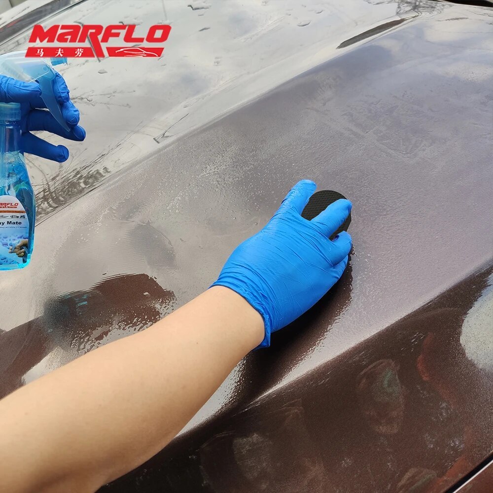 Auto Care Magic Clay Bar Pad Mitt Microfiber Towel Cloth Wash Cleaning Polishing Sponge Block Tools MARFLO By Brilliatech