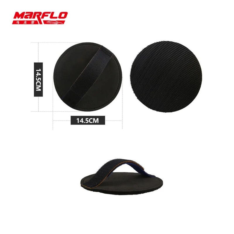 MARFLO Magic Clay Pad Bar Polishing Sponge handle Pad Auto Care Car Washing Cleaning With Retail Packing