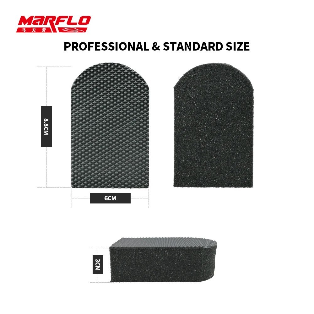 Auto Care Magic Clay Bar Pad Mitt Microfiber Towel Cloth Wash Paint Cleaning Polishing Sponge Block Tools MARFLO By Brilliatech
