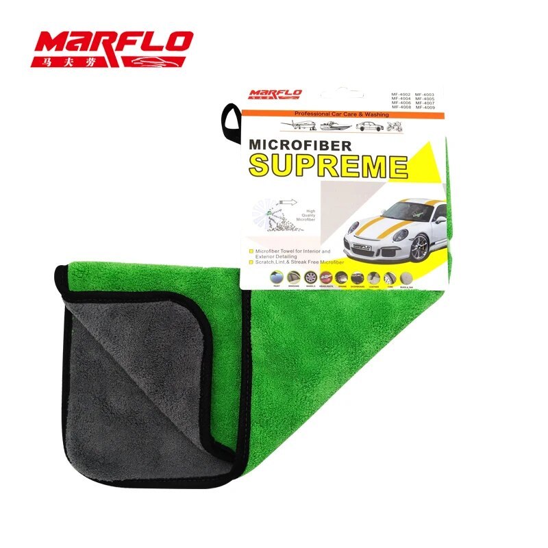 Marflo Car Wash Super Thick Microfiber Cloth Car Care Wax Polishing Detailing Towels
