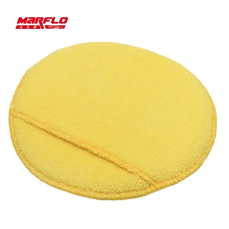 Marflo Car Wash Microfiber Wax Applicator Polishing Sponges pad 160mm Biger Size High Quality