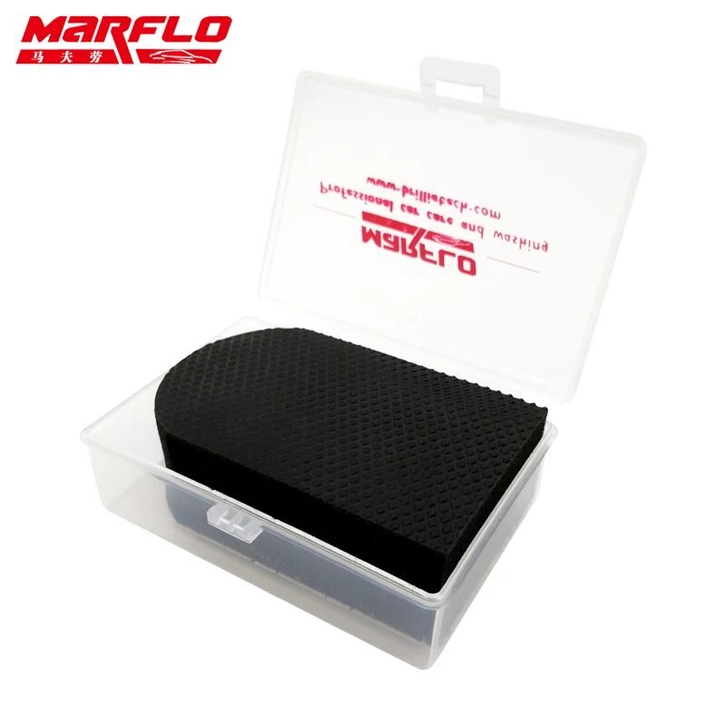 Auto Care Magic Clay Bar Pad Mitt Microfiber Towel Cloth Wash Paint Cleaning Polishing Sponge Block Tools MARFLO By Brilliatech
