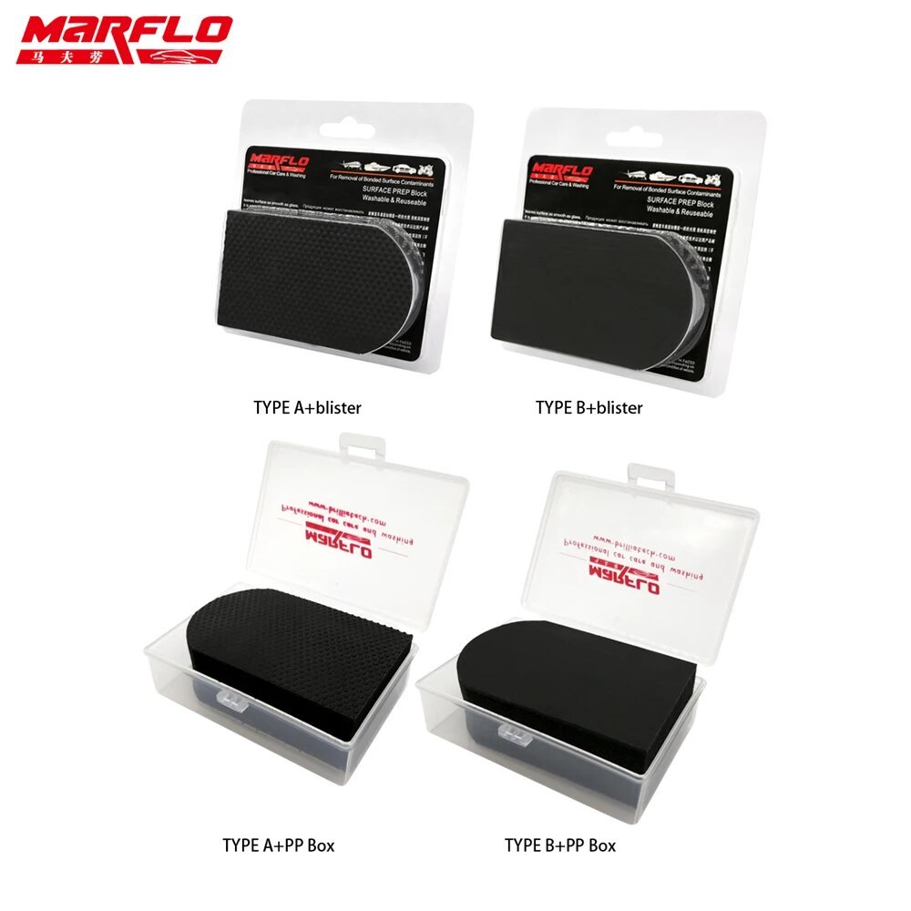 MARFLO Magic Clay Bar For Cleaning Sponge Block Car Wash Eraser Car Truck Clean Clay Bar Auto Detailing Cleaner Car Washer