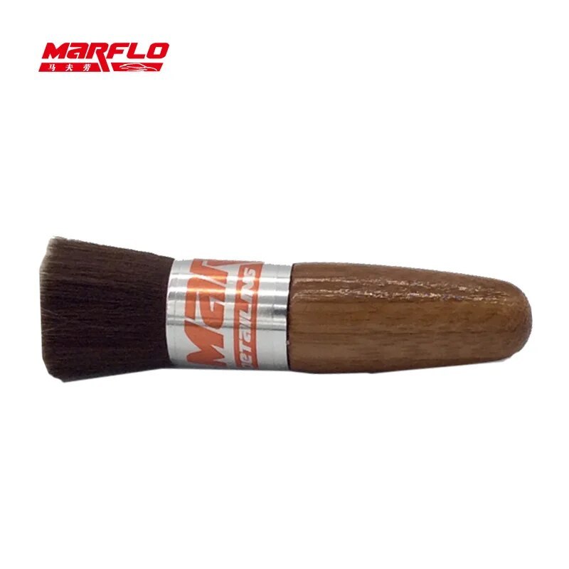 Marflo Free Express Fee Car Wash Wood Long Hair Brush Window Leaves Blinds Cleaning Tools Dust Collector Auto Air Condition