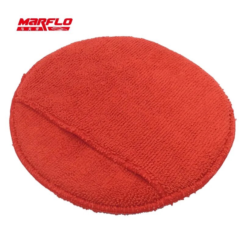 Marflo Car Wash Microfiber Wax Applicator Polishing Sponges pad 160mm Biger Size High Quality