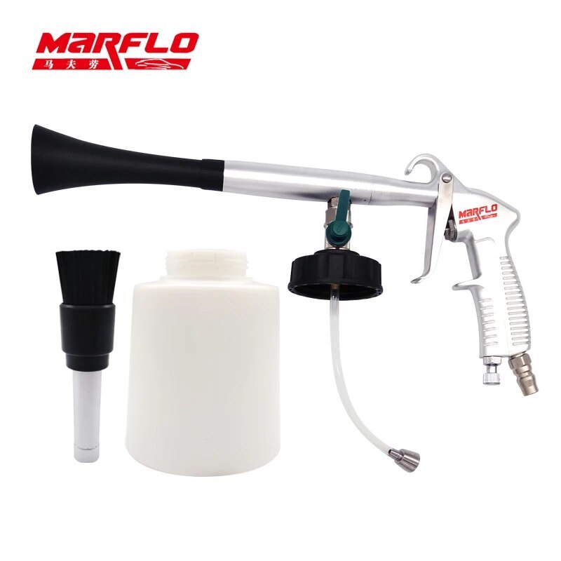 Marflo Tornado Cleaning Gun for Car Interior Cleaning Tool Tornador Snow Foams Lance Gun Forge Alu Body High Quality