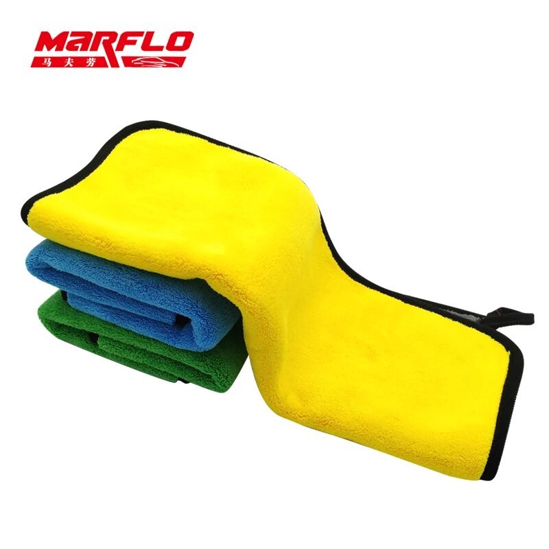 Marflo Car Wash Super Thick Microfiber Cloth Car Care Wax Polishing Detailing Towels