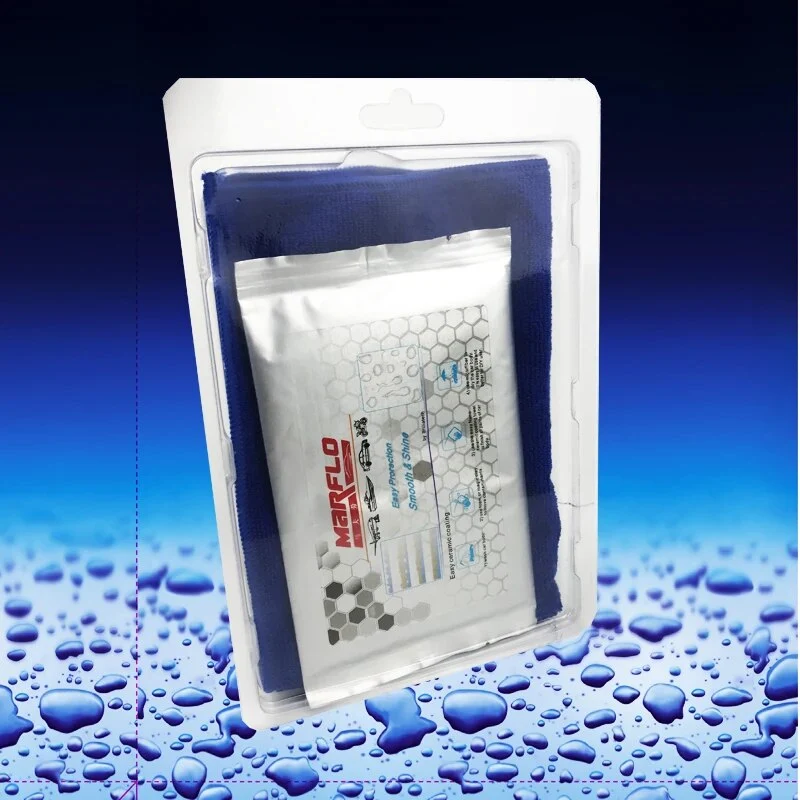 Nano Coating Towel Super Ceramic Paint Crystal Magic Clay Bar Block with Towel For Car Washing