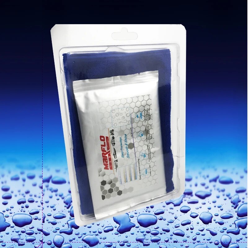 Nano Coating Towel Super Ceramic Paint Crystal Magic Clay Bar Block with Towel For Car Washing