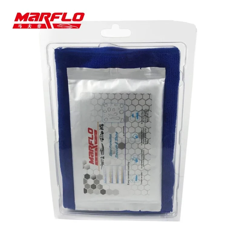Nano Coating Towel Super Ceramic Paint Crystal Magic Clay Bar Block with Towel For Car Washing