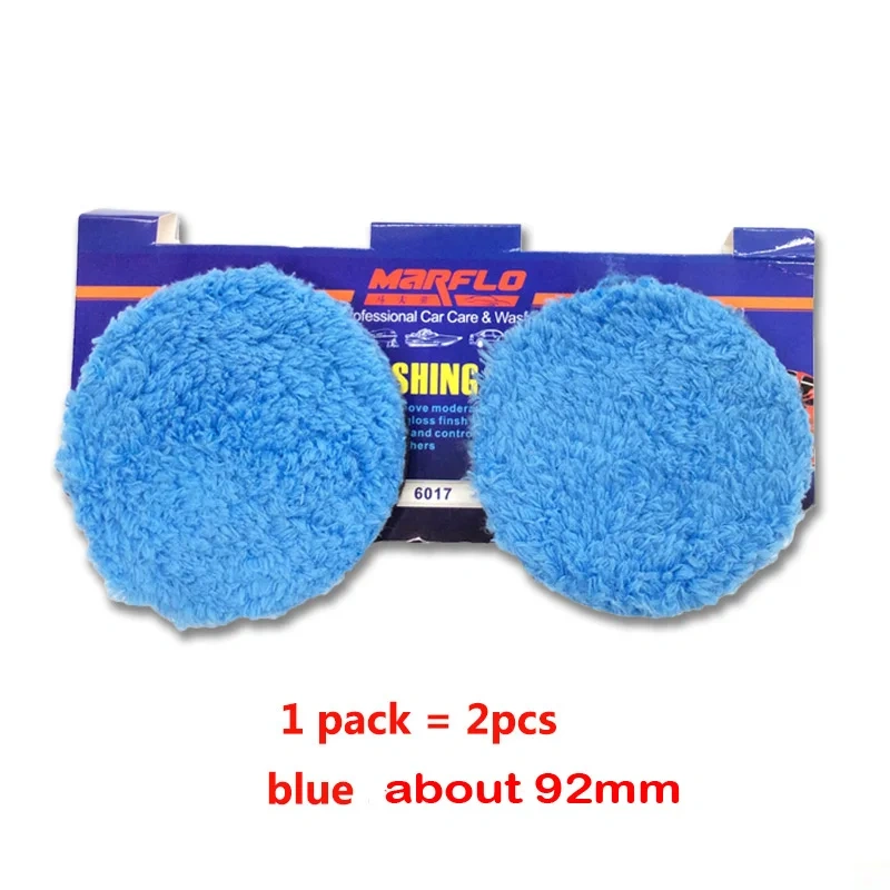 MARFLO Paint Car Care 6" Microfiber Buff Sponge Polishing Pad  Wax Pad  For Both Rotary and DA Polisher