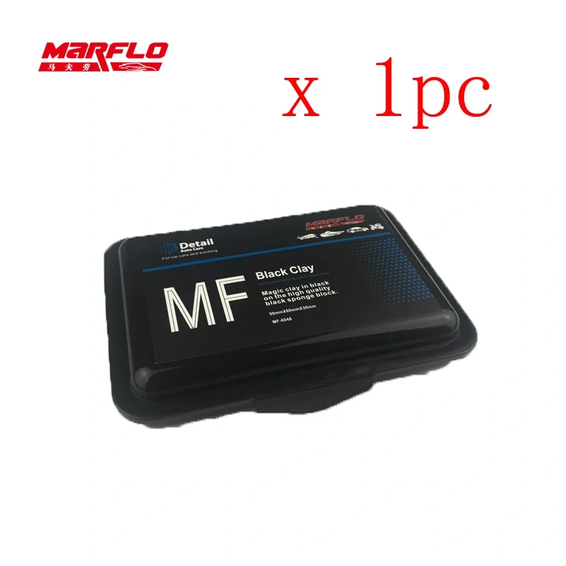 Marflo Car Paint Cleaner Magic Clay Pad Sponge Speed Block Before Waxing and Coating Auto Accessories Tools