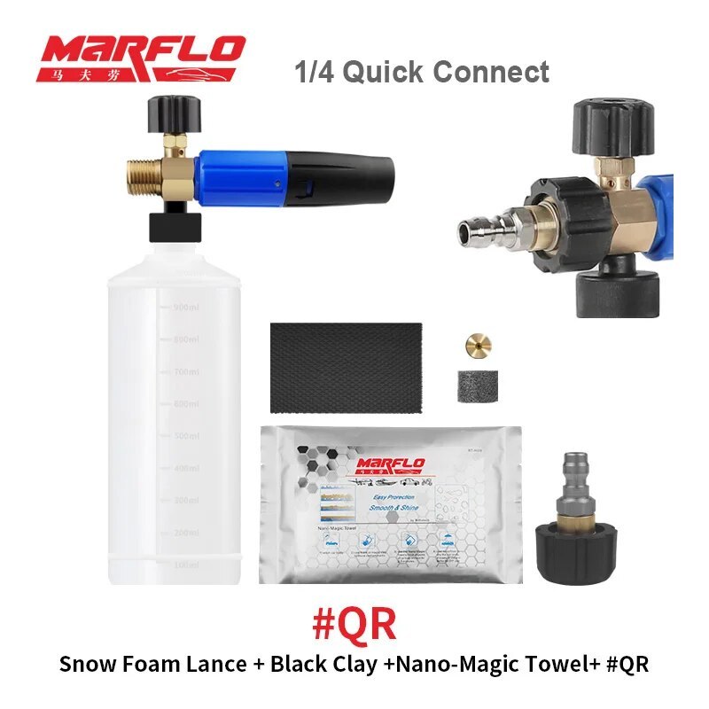 Marflo Snow Foam Gun Lance for Water Gun Lavor Karcher HDS Nilfisk Black&Decker Makita AR Blue Intersko