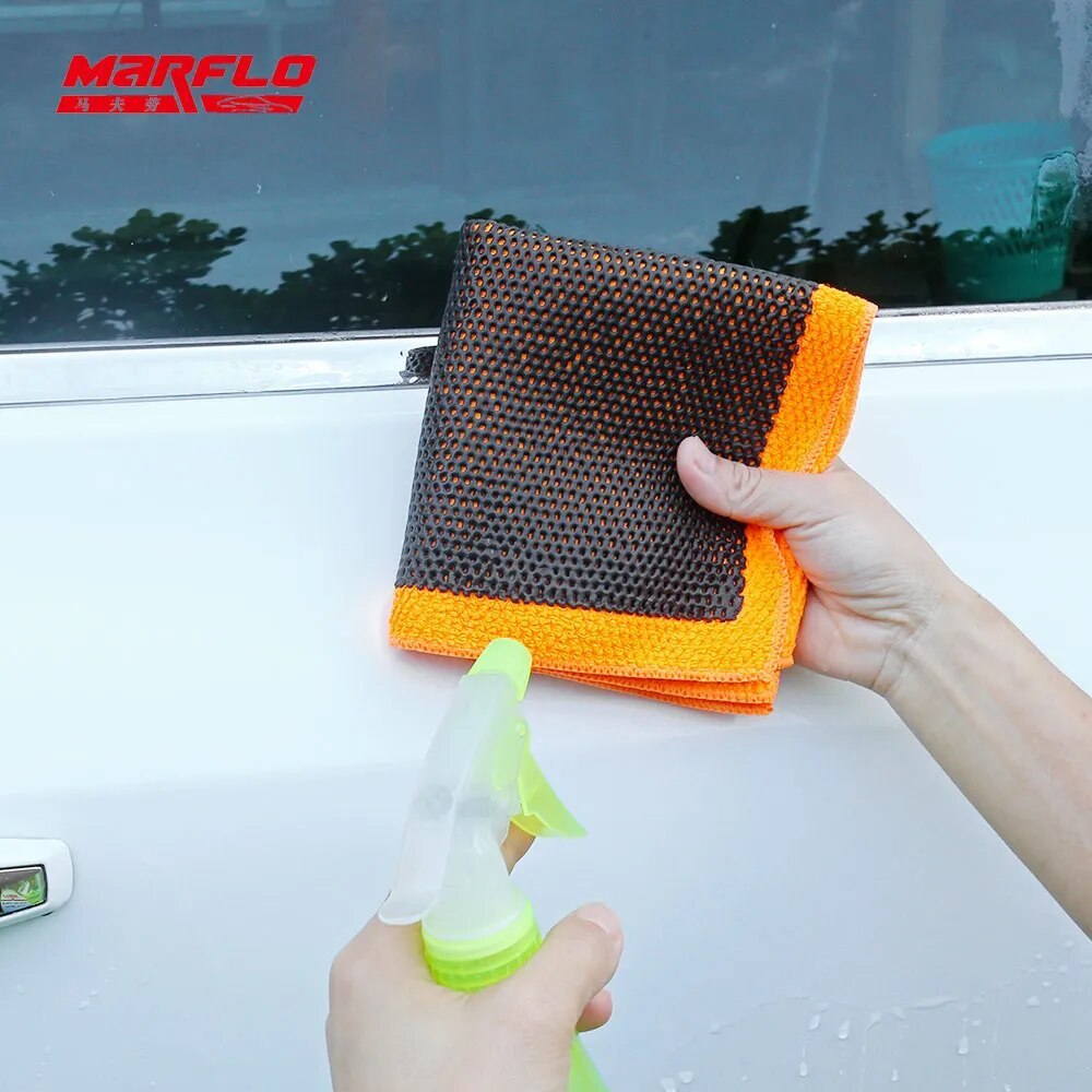Marflo Point Clay Towel Cloth Magic Clay Bar Car Paint Repair Car Body Shine Before Wax And Costing
