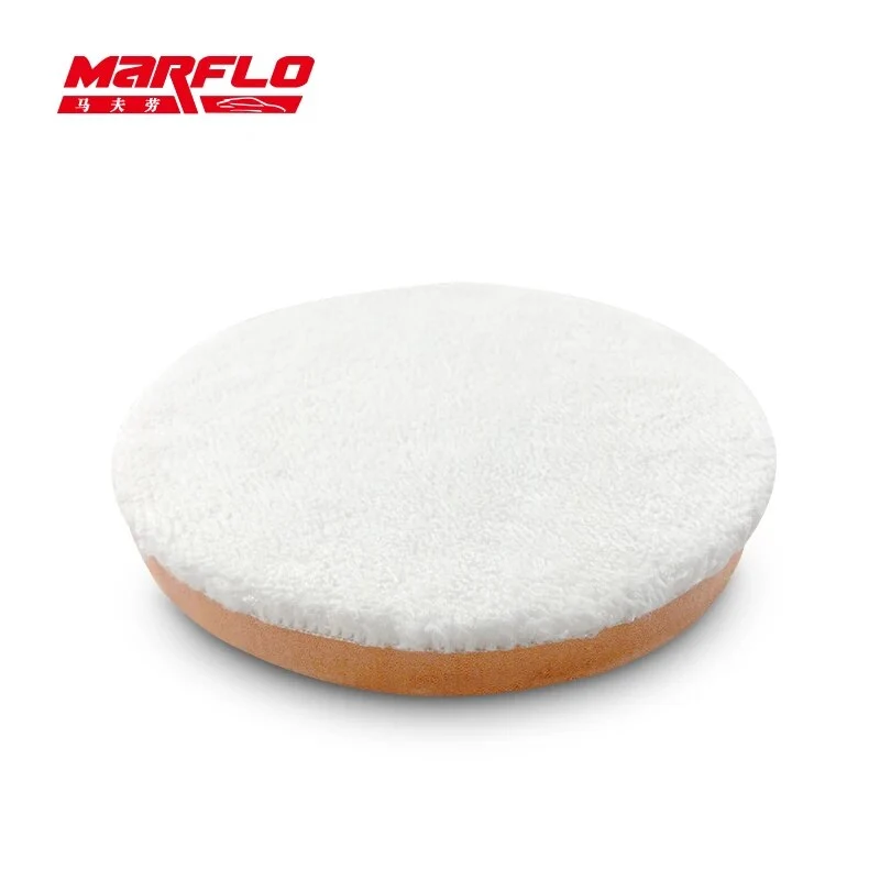 Microfiber Wax Applicator Sponge Polishing Buff Pad Remove Moderate Paint Car Care Marflo Brilliatec BT-6013h