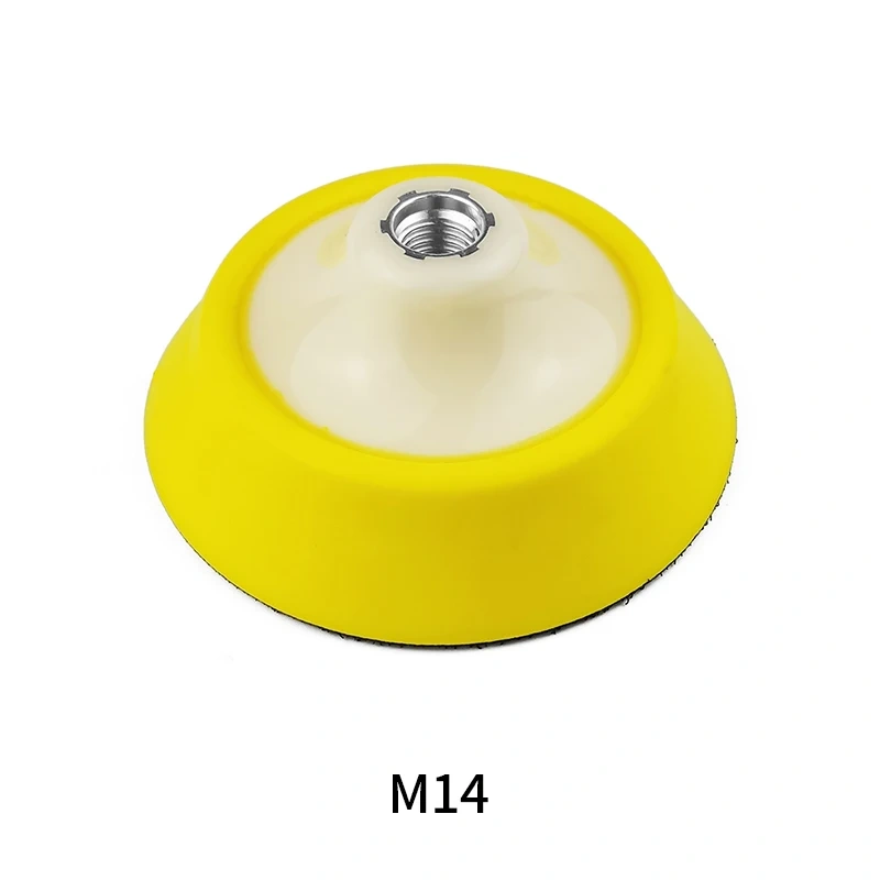 Marflo 5in PU Foam Backing Plate Drill Buffer 125mm Hook Loop M14 M16 Thread for Polishing Machine