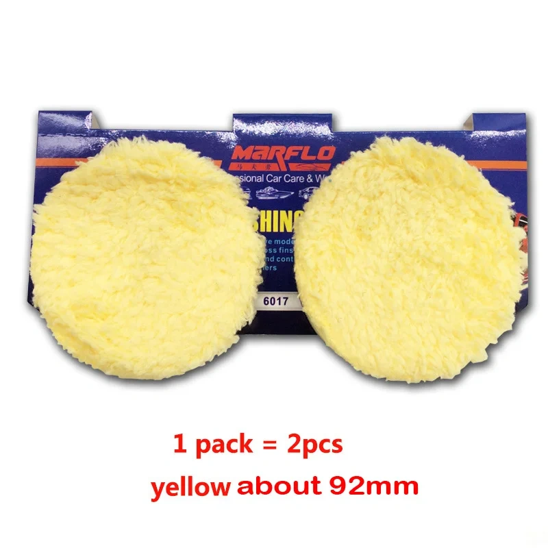MARFLO Paint Car Care 6" Microfiber Buff Sponge Polishing Pad  Wax Pad  For Both Rotary and DA Polisher