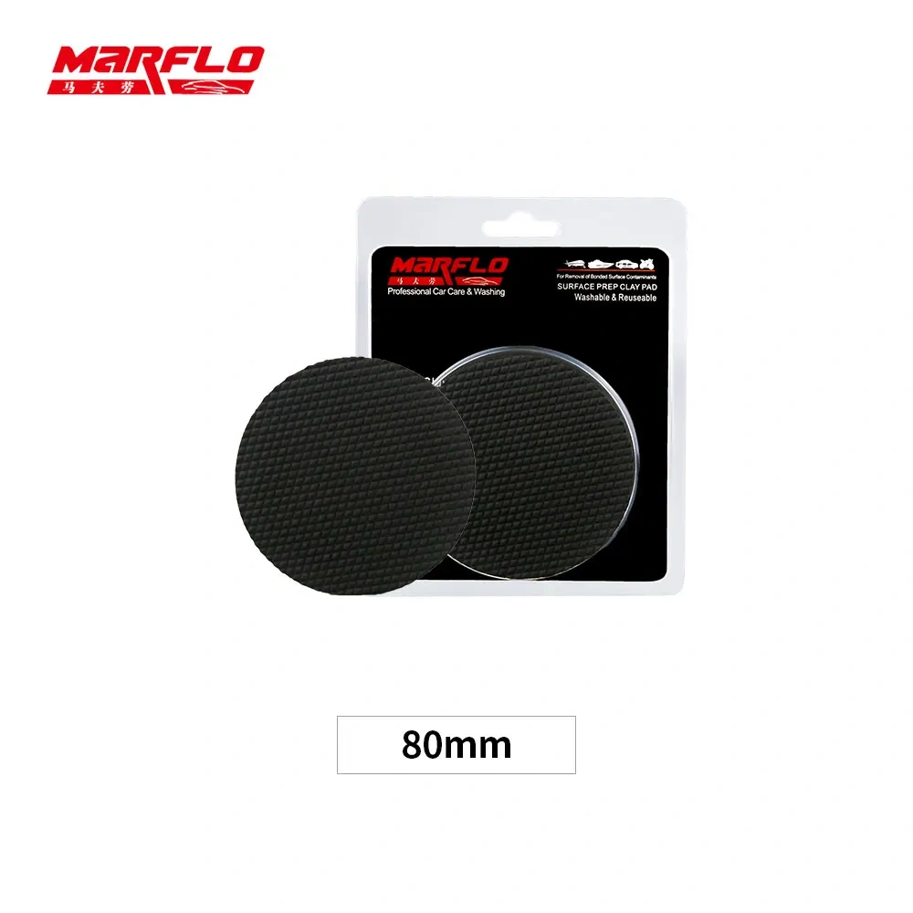Marflo Car Washing Polish Wax Pad Heavy Grad Magic Clay Sponges Care Detailing Auto Tools Cleaning 6 5 4 3 Inch