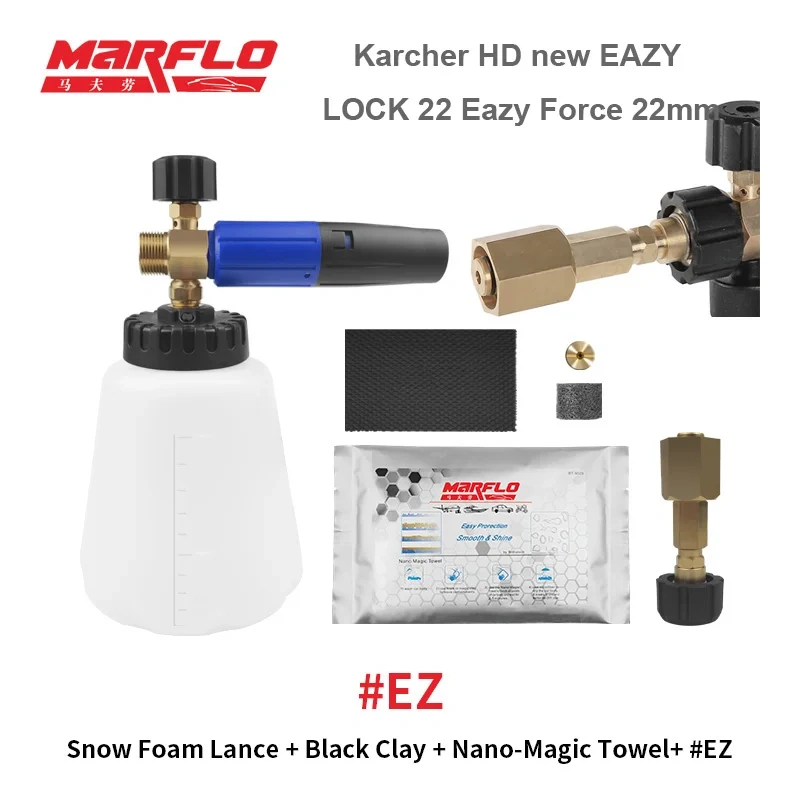 OEM Snow Foam Gun Lance for Water Gun Lavor Karcher HDS Nilfisk Black&Decker Makita AR Blue Intersko