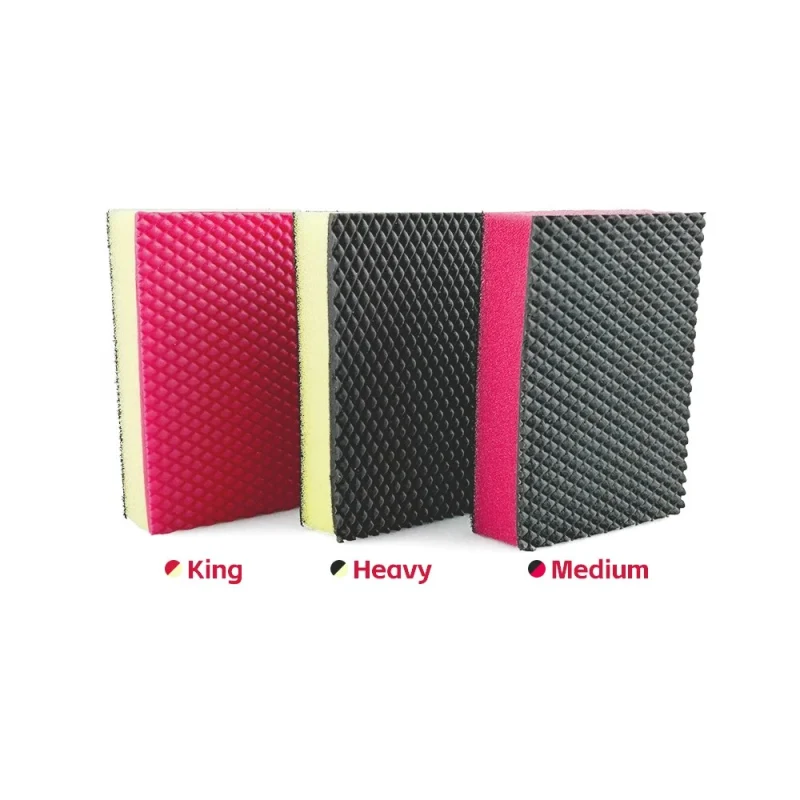2pcs MARFLO Magic Clay Bar Block Car Wash Care Cleaning Detailing Wax Applicator Sponge Pad Towel Tools Paint Repair