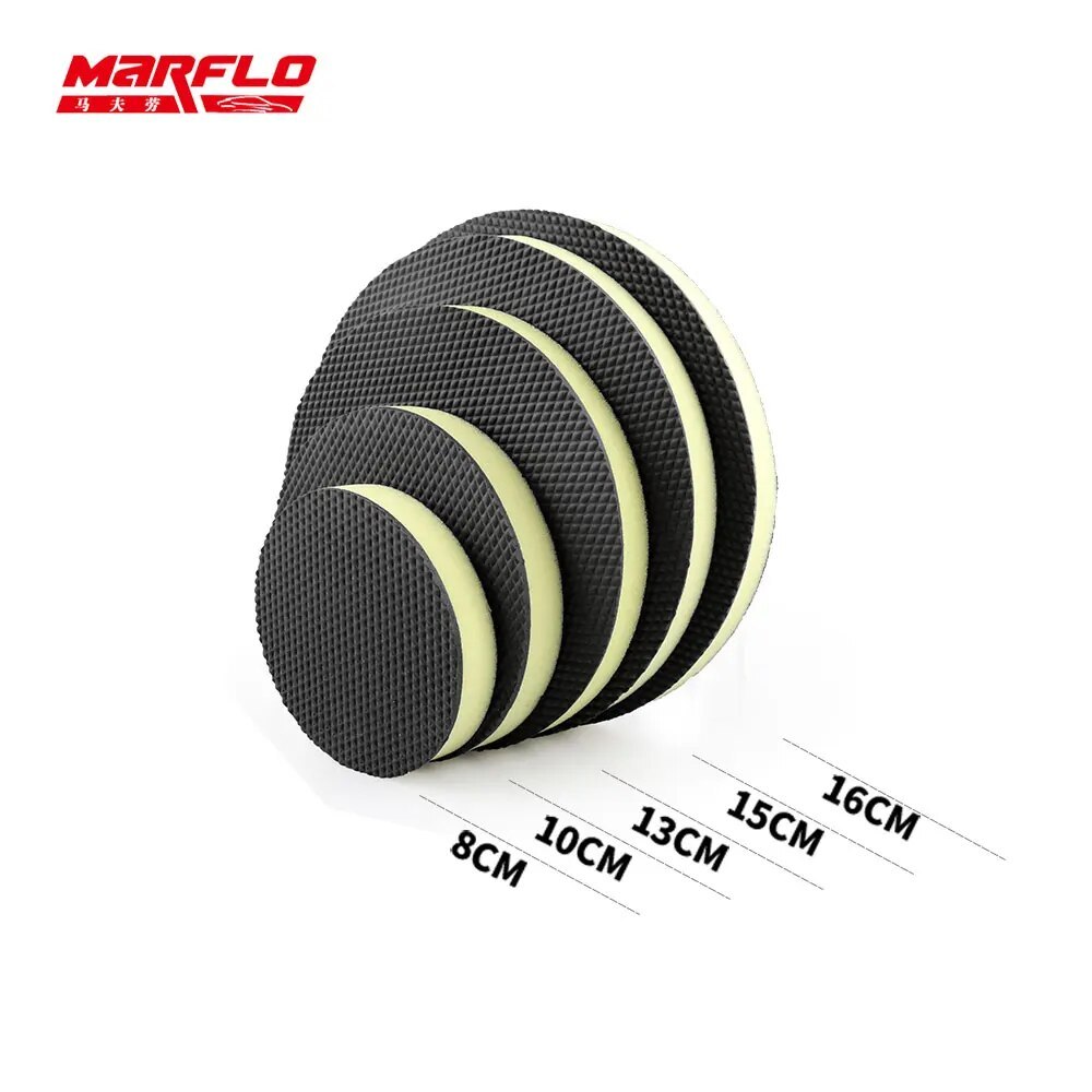 Marflo Car Washing Polish Wax Pad Heavy Grad Magic Clay Sponges Care Detailing Auto Tools Cleaning 6 5 4 3 Inch