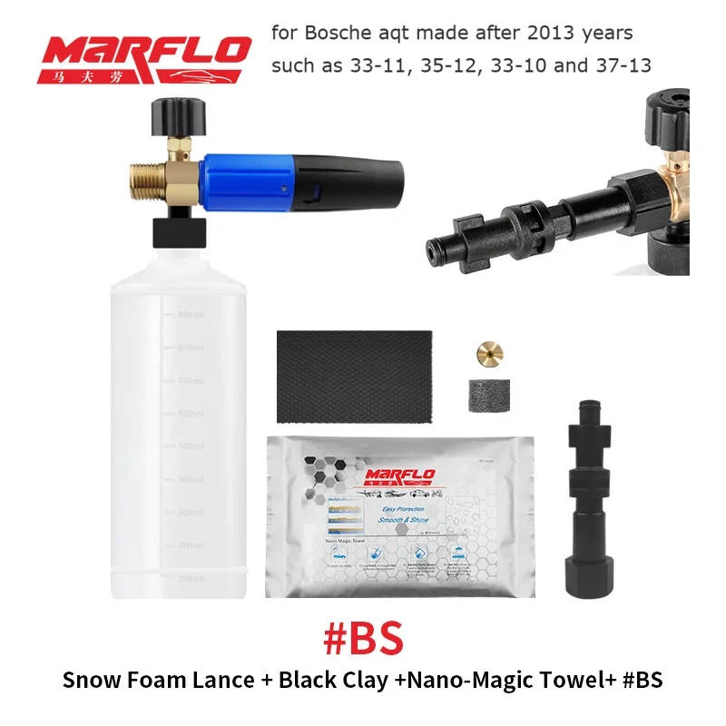 Marflo Snow Foam Gun Lance for Water Gun Lavor Karcher HDS Nilfisk Black&Decker Makita AR Blue Intersko