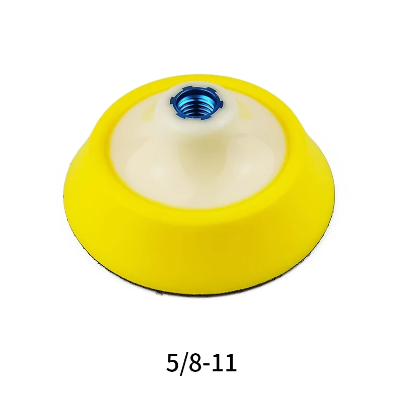 Marflo 5in PU Foam Backing Plate Drill Buffer 125mm Hook Loop M14 M16 Thread for Polishing Machine