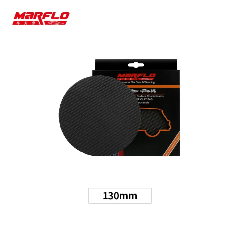 Marflo Car Washing Polish Wax Pad Heavy Grad Magic Clay Sponges Care Detailing Auto Tools Cleaning 6 5 4 3 Inch