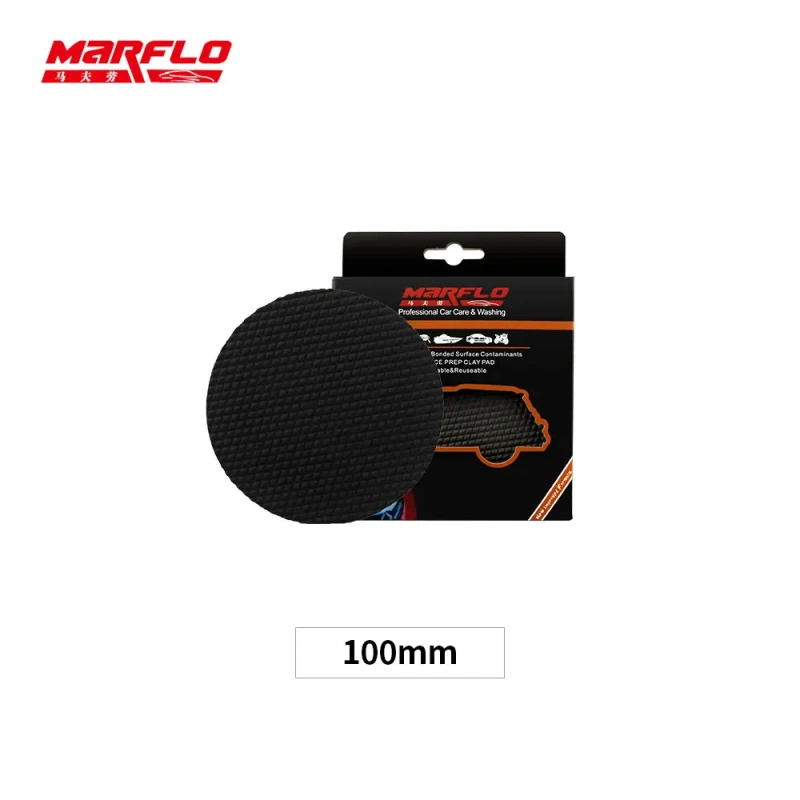 Marflo Car Washing Polish Wax Pad Heavy Grad Magic Clay Sponges Care Detailing Auto Tools Cleaning 6 5 4 3 Inch
