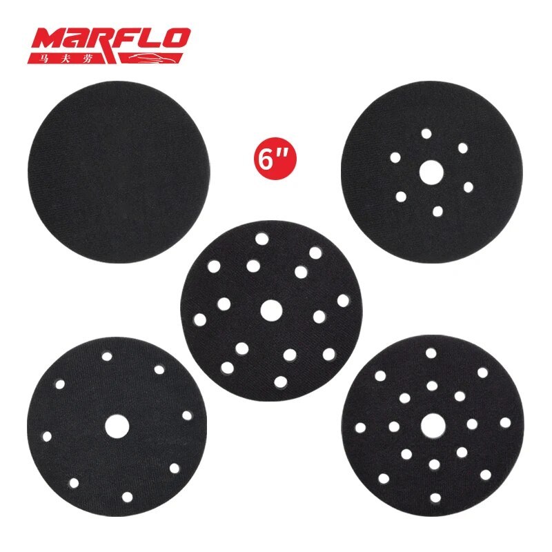 Marflo 5"6" Polishing Sponge Interface Pad Placed the Backing Plate and Sanding Disc for Multiple Reasons