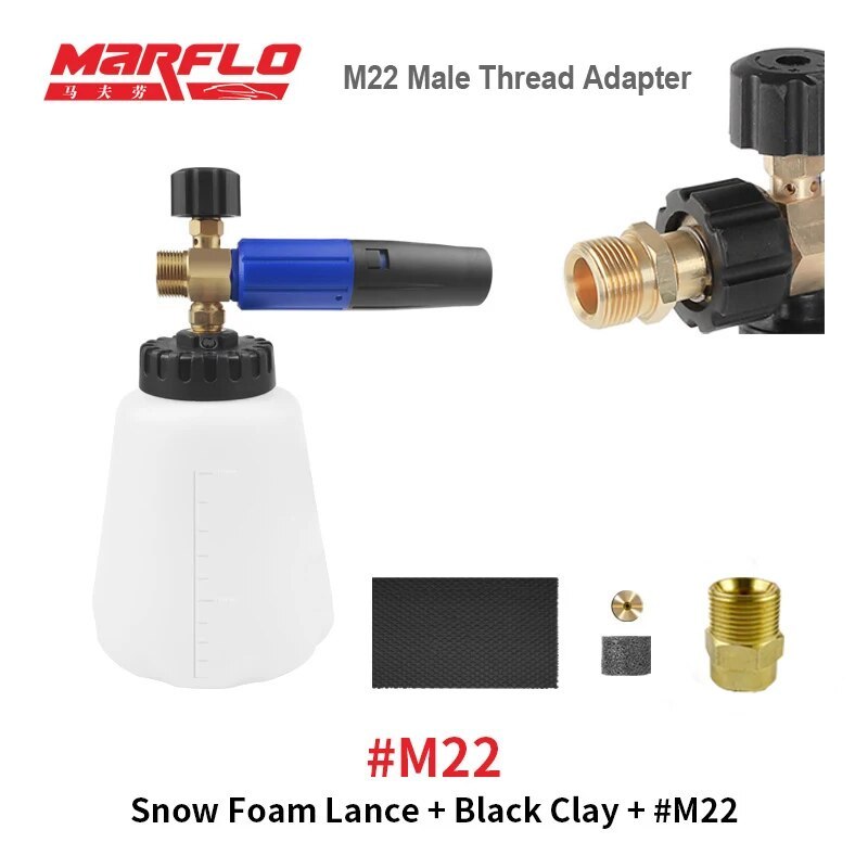 OEM Snow Foam Gun Lance for Water Gun Lavor Karcher HDS Nilfisk Black&Decker Makita AR Blue Intersko