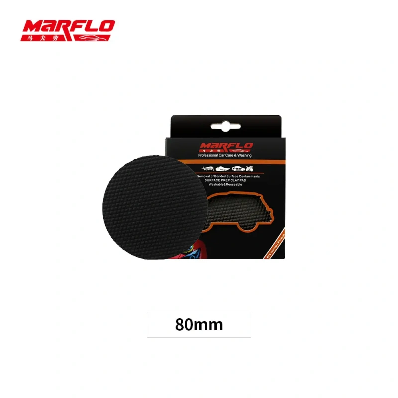 Marflo Car Washing Polish Wax Pad Heavy Grad Magic Clay Sponges Care Detailing Auto Tools Cleaning 6 5 4 3 Inch