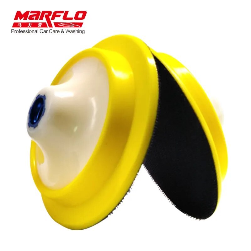 PU Backing Plate Pad 5"  3 Thread M14 M16 5/8-11 Flexible Polishing Pad for Car Polisher