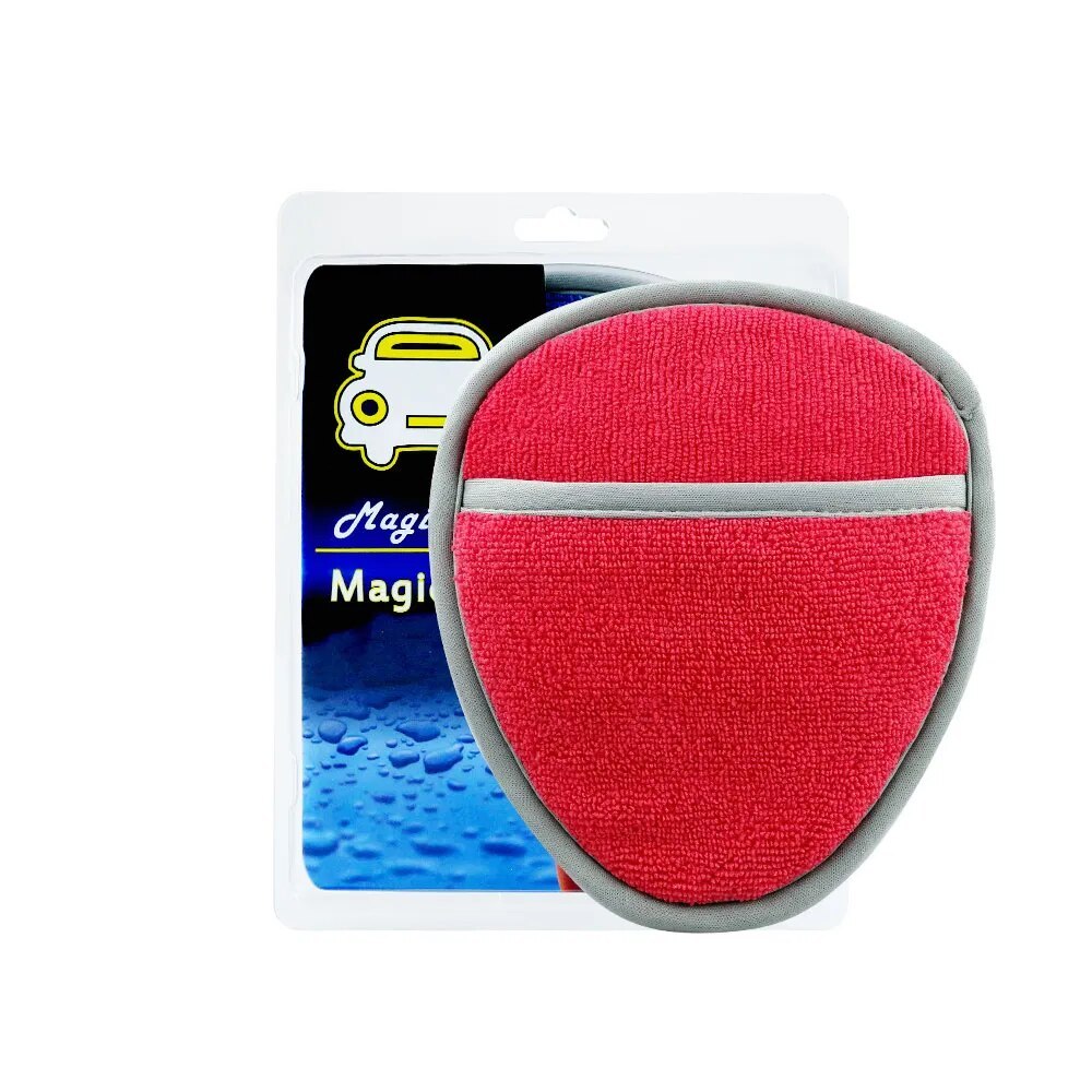 Marflo Car Wash Tools Cleaning Microfiber Glove Magic Clay Mitt Cloth Towel Auto Detailing Eraser Sponge Clay Bar Pad