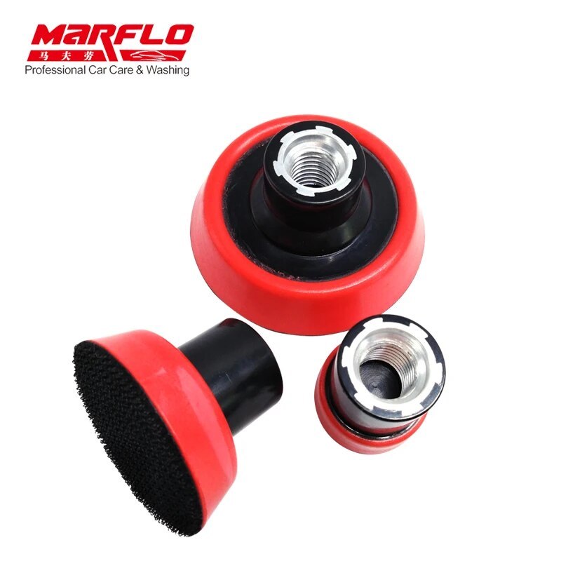 MARFLO Plate Backing Pad Sponge Polishing Car Wash and Care Tools M14 1.2" 2" 3" 3size in One Package