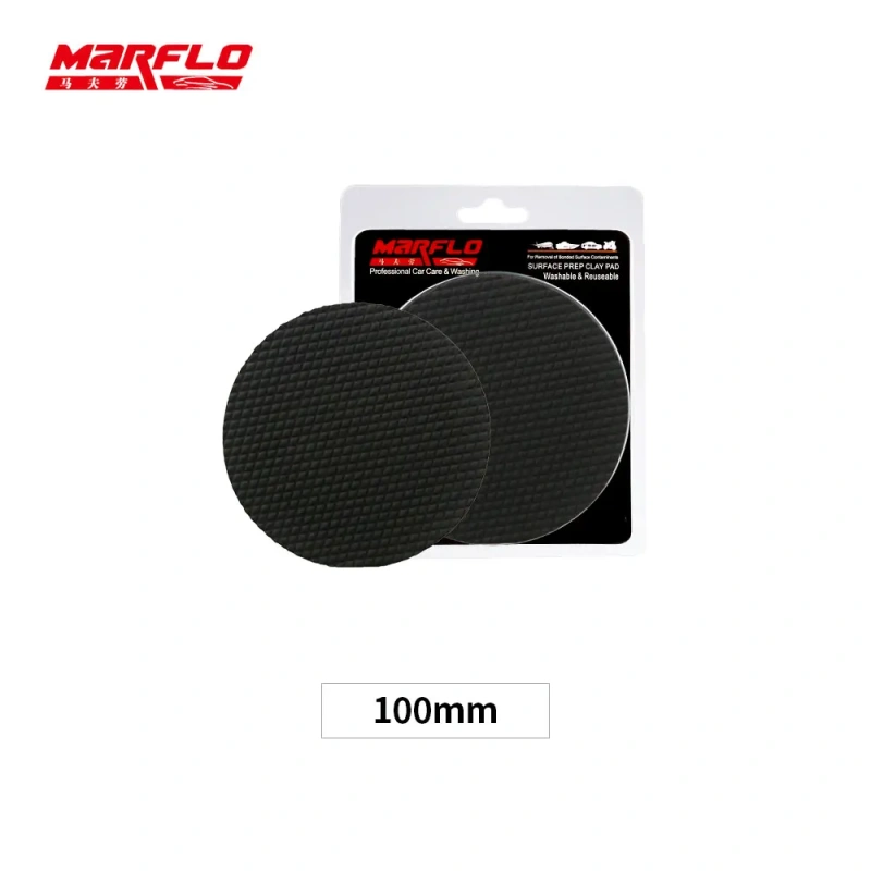 Marflo Car Washing Polish Wax Pad Heavy Grad Magic Clay Sponges Care Detailing Auto Tools Cleaning 6 5 4 3 Inch
