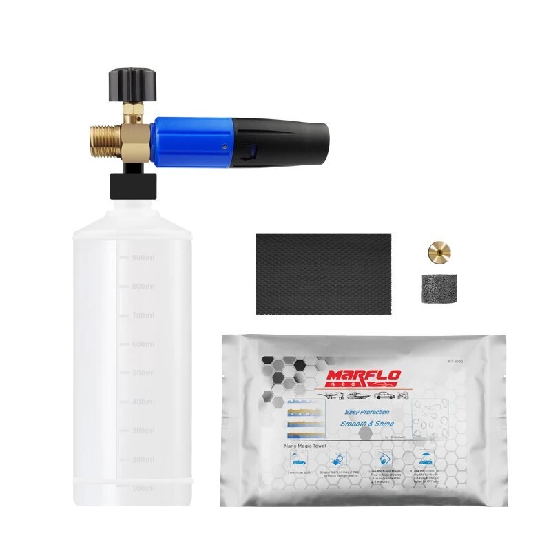 Marflo Snow Foam Gun Lance for Water Gun Lavor Karcher HDS Nilfisk Black&Decker Makita AR Blue Intersko
