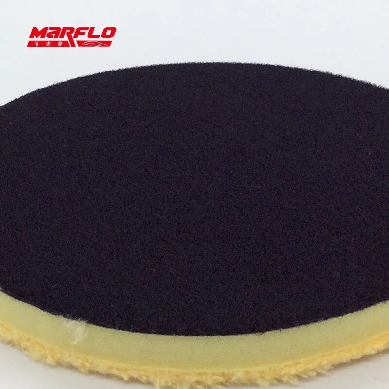 MARFLO Paint Car Care 6" Microfiber Buff Sponge Polishing Pad  Wax Pad  For Both Rotary and DA Polisher