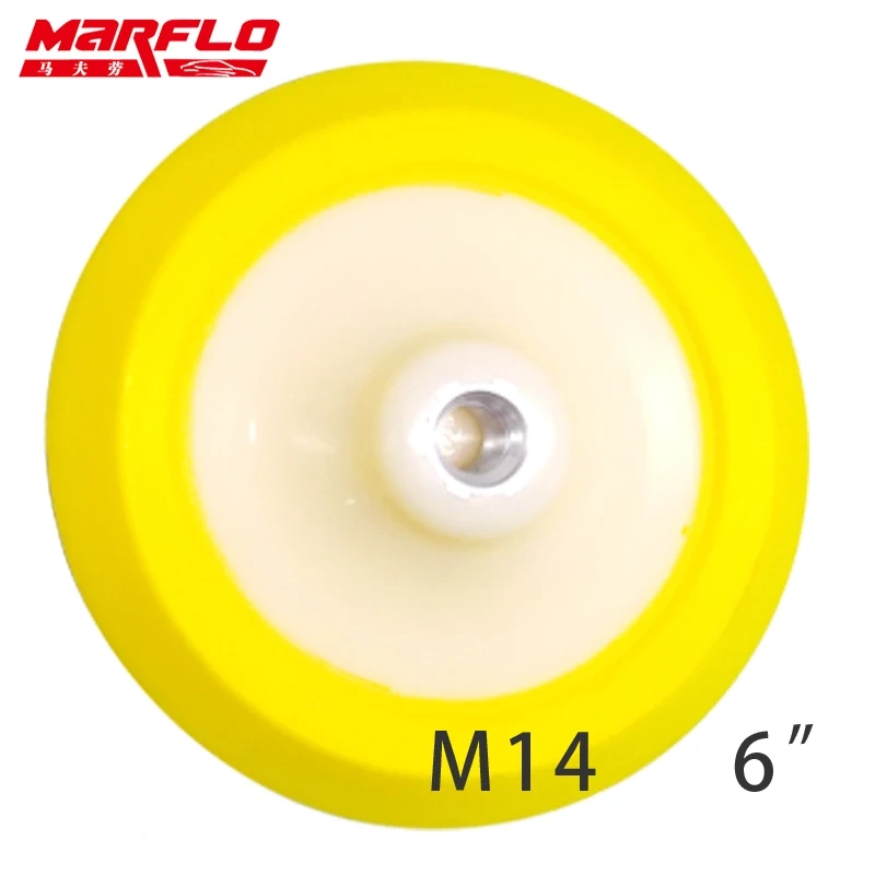 Plate Backing Pad for M14 Polisher with Polishing Sponge Pad 4" 4.5" 5" 6"  Hook Loop Backing Pad  Marflo