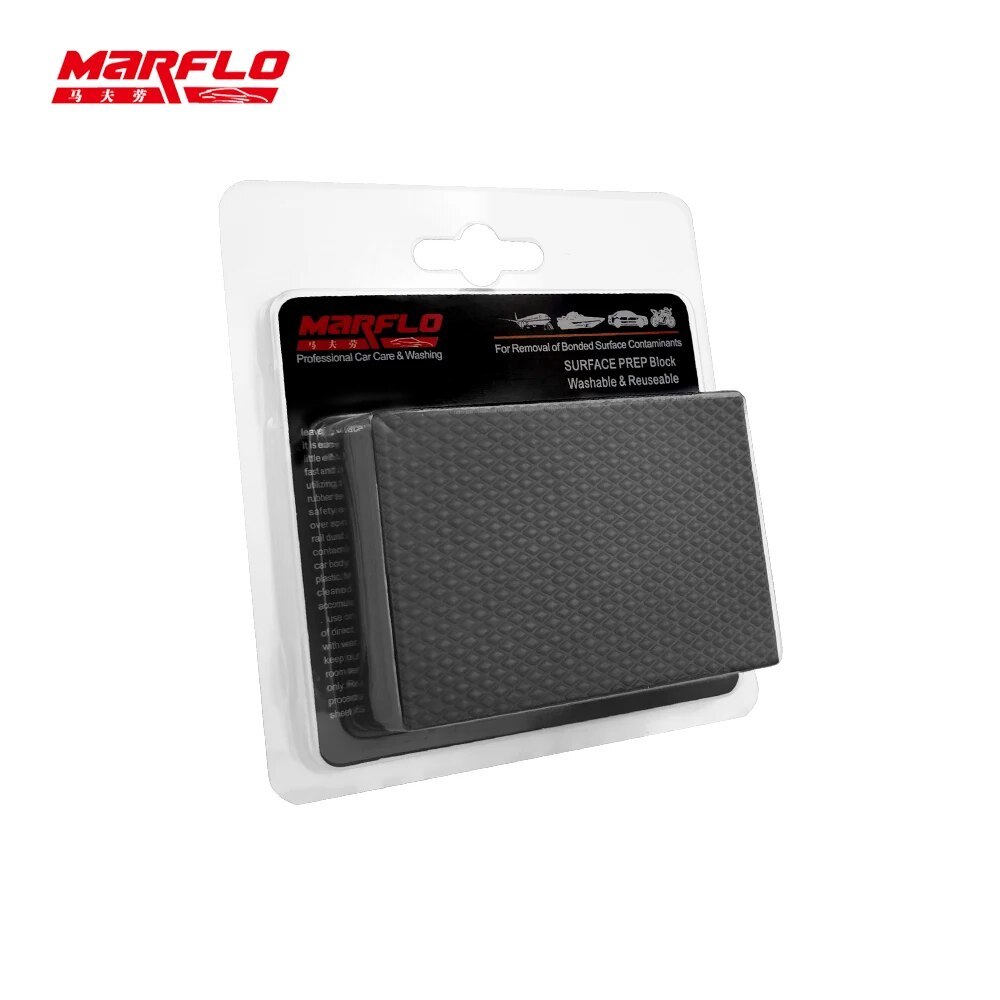 MARFLO Car Wash Mud Magic Clay Bar Sponge Block Pad Remove Contaminants Before Polisher Wax For Car Care Cleaning