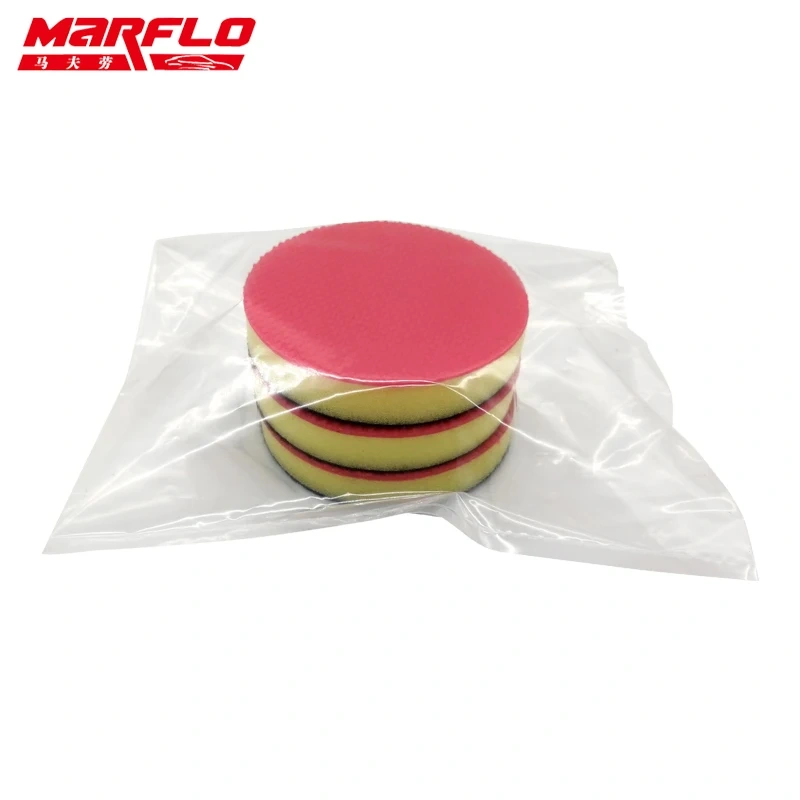 Marflo Car Wash Magic Clay Sponge Pad for Car Wash Maintenance Sponge Cloth Brush Applicator Cleaning Holder