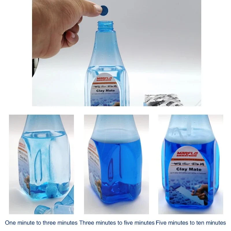 1.66USD for Magic Clay Lubricants 1 bag (2pcs in a bag)  Magic Clay Bar Lubricant Magic Clay Mate for Magic Clay Pad Towel Mitt