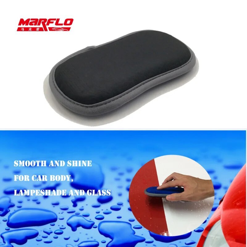 Marflo Car Wash Microfiber Pad Magic Clay Speedy Surface Perp Clay 2.0 Made by Brilliatech