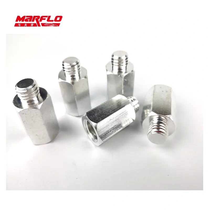 MARFLO M14 Rotary Polisher Extension Shaft for Car Care Polishing Accessories Tools Auto Detailing Backing Plate Pad