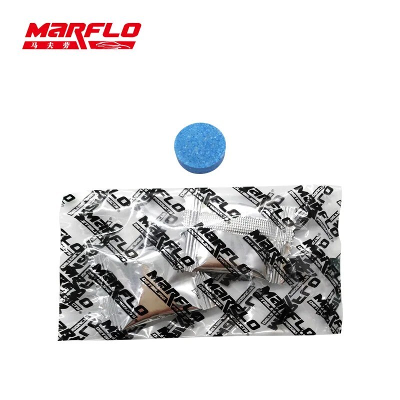 MARFLO Car Paint Cleaner Magic Clay Bar Lubricant  a Bottle with 2pcs Clay Mate Tablet work with Magic Clay Mitt Towel Pad Bar