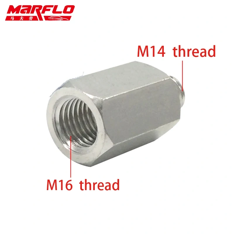 MARFLO M14 Rotary Polisher Extension Shaft for Car Care Polishing Accessories Tools Auto Detailing Backing Plate Pad