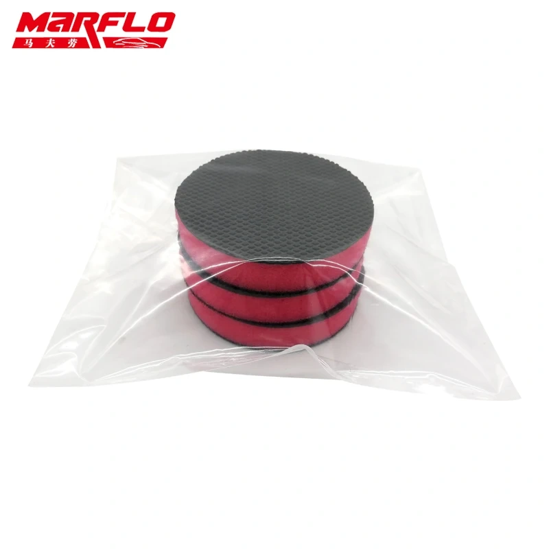 Marflo Car Wash Magic Clay Sponge Pad for Car Wash Maintenance Sponge Cloth Brush Applicator Cleaning Holder