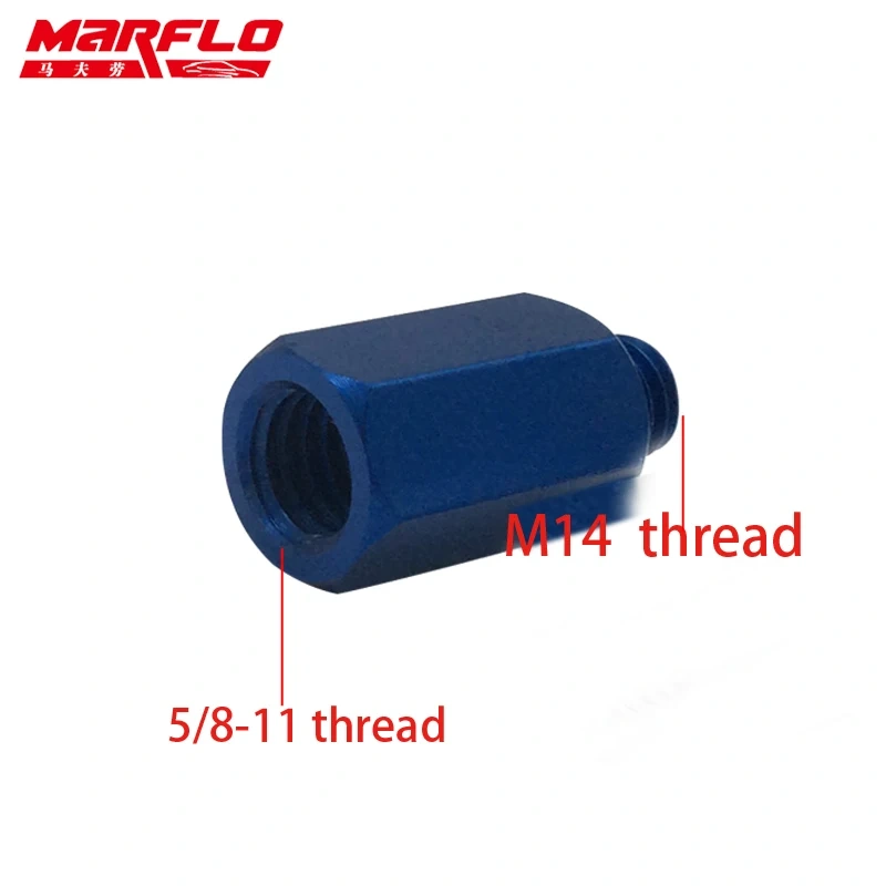 MARFLO M14 Rotary Polisher Extension Shaft for Car Care Polishing Accessories Tools Auto Detailing Backing Plate Pad